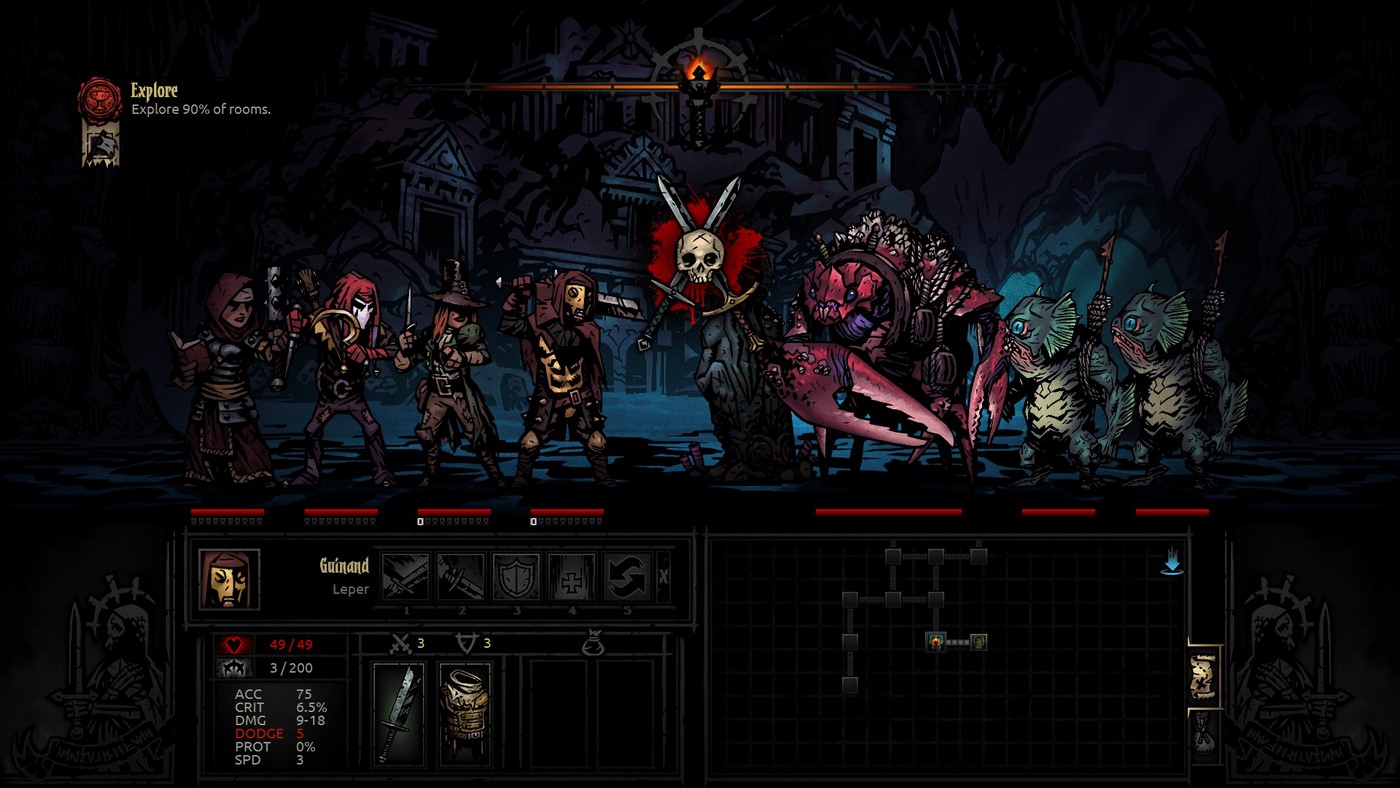Casual gamer's review: Darkest Dungeon - izzy mode